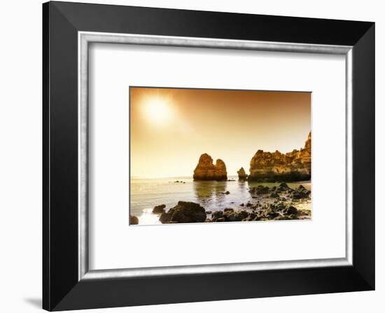 Welcome to Portugal Collection - Praia do Camilo at Sunset-Philippe Hugonnard-Framed Photographic Print