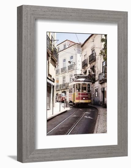 Welcome to Portugal Collection - Prazeres 28 Lisbon Tram II-Philippe Hugonnard-Framed Photographic Print