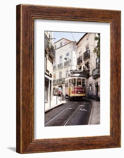 Welcome to Portugal Collection - Prazeres 28 Lisbon Tram II-Philippe Hugonnard-Framed Photographic Print