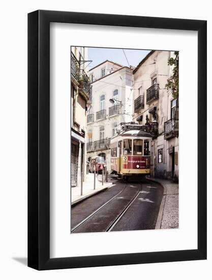 Welcome to Portugal Collection - Prazeres 28 Lisbon Tram II-Philippe Hugonnard-Framed Photographic Print