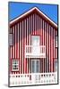 Welcome to Portugal Collection - Red and White Striped Facade-Philippe Hugonnard-Mounted Photographic Print