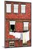 Welcome to Portugal Collection - Red Brick Facade-Philippe Hugonnard-Mounted Photographic Print