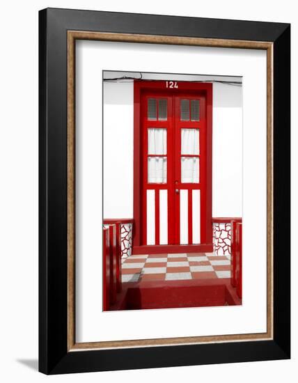 Welcome to Portugal Collection - Red House Entrance-Philippe Hugonnard-Framed Photographic Print