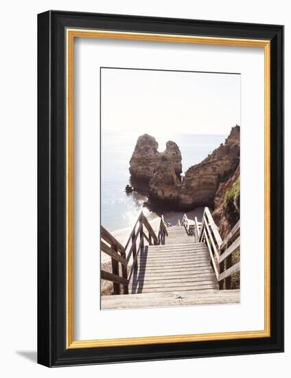 Welcome to Portugal Collection - Stairs to the Beach II-Philippe Hugonnard-Framed Photographic Print