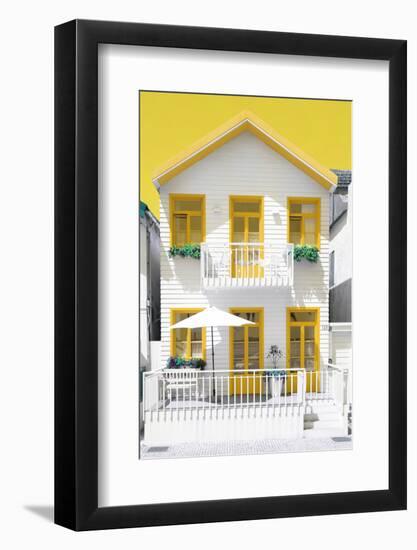 Welcome to Portugal Collection - White House and Yellow Windows-Philippe Hugonnard-Framed Photographic Print