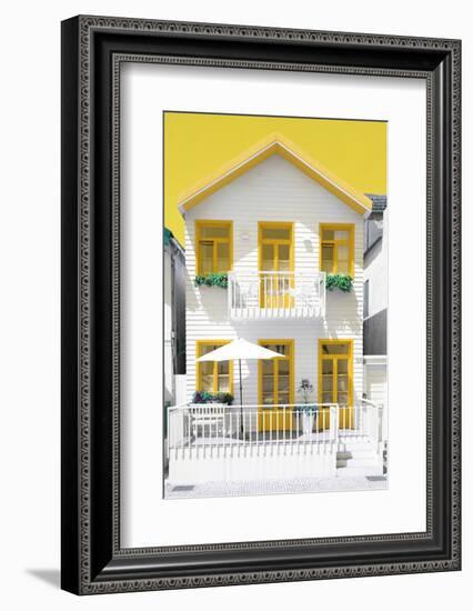 Welcome to Portugal Collection - White House and Yellow Windows-Philippe Hugonnard-Framed Photographic Print