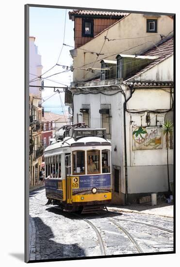 Welcome to Portugal Collection - Yellow Lisbon Tram 28-Philippe Hugonnard-Mounted Photographic Print