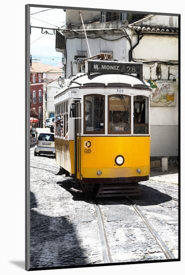 Welcome to Portugal Collection - Yellow Lisbon Tramway 28-Philippe Hugonnard-Mounted Photographic Print