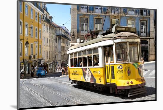 Welcome to Portugal Collection - Yellow Tram Lisbon-Philippe Hugonnard-Mounted Photographic Print