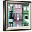 Welcome to Portugal Square Collection - Beautiful Colorful Traditional Facades II-Philippe Hugonnard-Framed Photographic Print