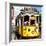 Welcome to Portugal Square Collection - Camoes 24 Lisbon Tramway III-Philippe Hugonnard-Framed Photographic Print