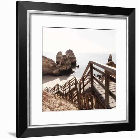 Welcome to Portugal Square Collection - End of the day at the beach II-Philippe Hugonnard-Framed Photographic Print