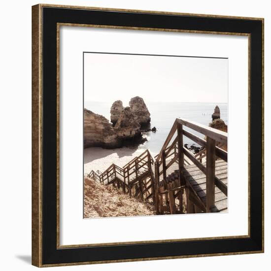 Welcome to Portugal Square Collection - End of the day at the beach II-Philippe Hugonnard-Framed Photographic Print