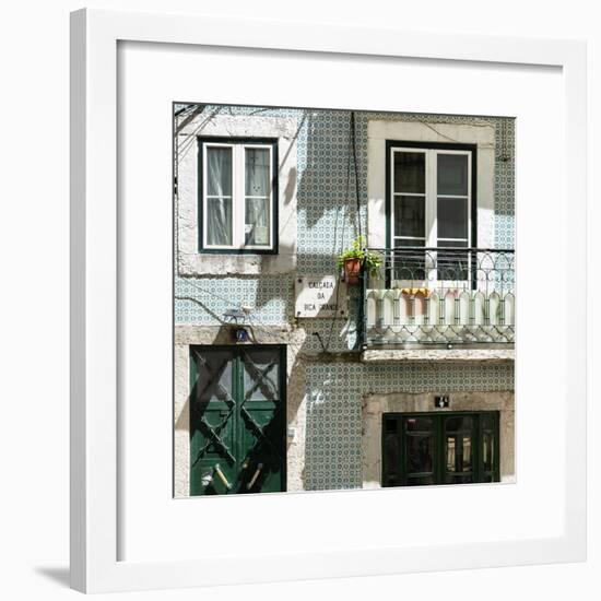 Welcome to Portugal Square Collection - Facade Bica Grande-Philippe Hugonnard-Framed Photographic Print