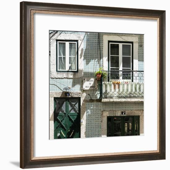 Welcome to Portugal Square Collection - Facade Bica Grande-Philippe Hugonnard-Framed Photographic Print