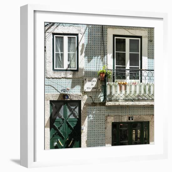 Welcome to Portugal Square Collection - Facade Bica Grande-Philippe Hugonnard-Framed Photographic Print