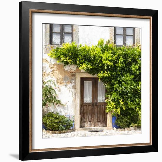 Welcome to Portugal Square Collection - Old Portuguese House facade-Philippe Hugonnard-Framed Photographic Print