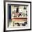 Welcome to Portugal Square Collection - Old Portuguese Kitchen II-Philippe Hugonnard-Framed Photographic Print