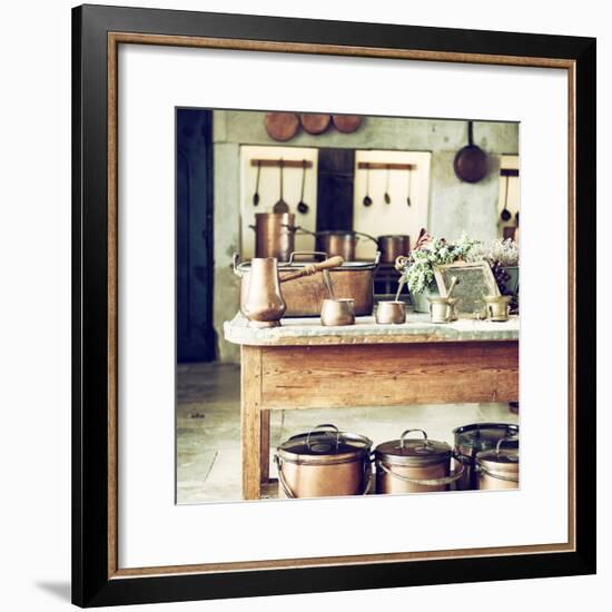 Welcome to Portugal Square Collection - Old Portuguese Kitchen II-Philippe Hugonnard-Framed Photographic Print