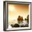 Welcome to Portugal Square Collection - Praia do Camilo at Sunset-Philippe Hugonnard-Framed Photographic Print