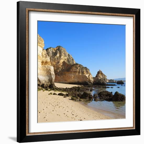 Welcome to Portugal Square Collection - Praia do Camilo-Philippe Hugonnard-Framed Photographic Print