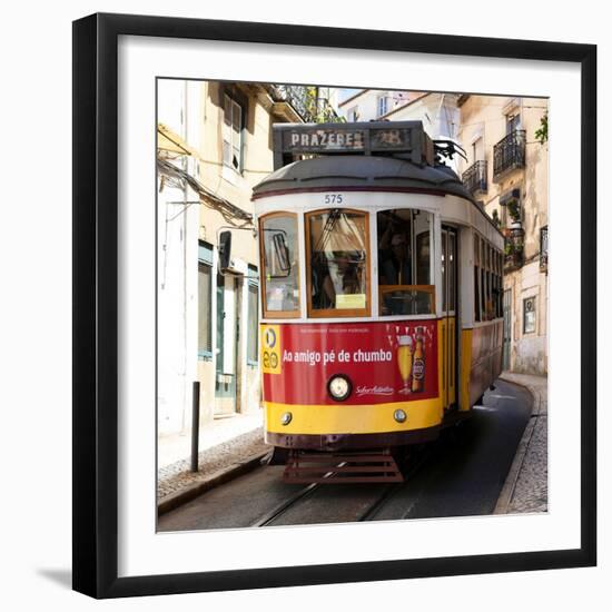 Welcome to Portugal Square Collection - Prazeres Tram 28 Lisbon-Philippe Hugonnard-Framed Photographic Print