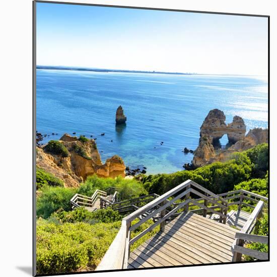 Welcome to Portugal Square Collection - Secret Beach in Lagos-Philippe Hugonnard-Mounted Photographic Print