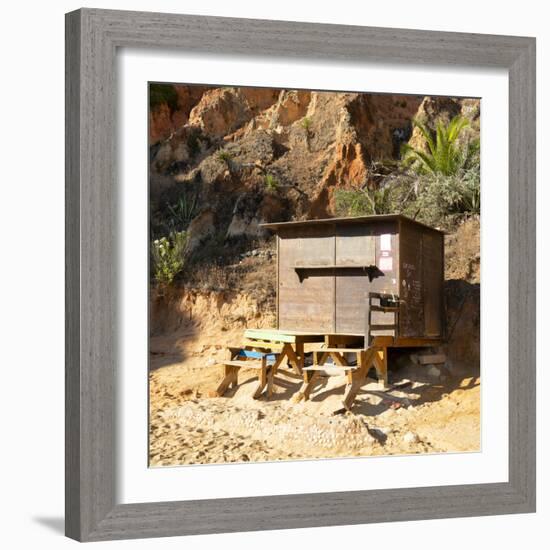 Welcome to Portugal Square Collection - Wooden Beach House-Philippe Hugonnard-Framed Photographic Print