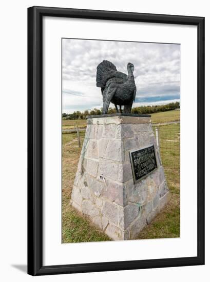 Welcome to Rockingham County - the Turkey Capital of Virginia-null-Framed Photographic Print