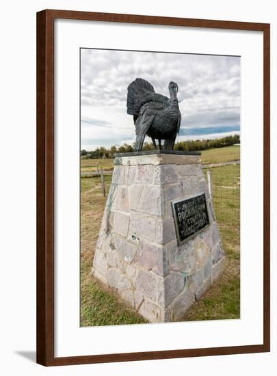 Welcome to Rockingham County - the Turkey Capital of Virginia-null-Framed Photographic Print