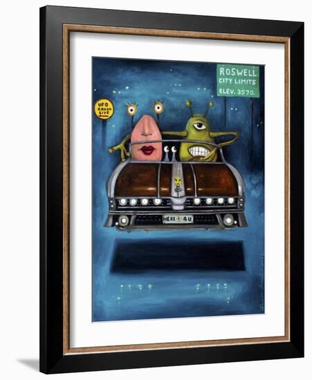 Welcome to Roswell-Leah Saulnier-Framed Giclee Print