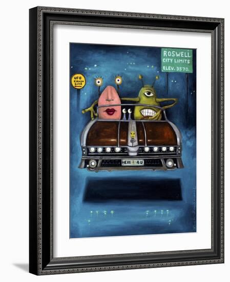 Welcome to Roswell-Leah Saulnier-Framed Giclee Print