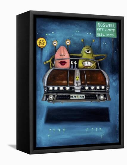 Welcome to Roswell-Leah Saulnier-Framed Premier Image Canvas