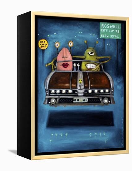 Welcome to Roswell-Leah Saulnier-Framed Premier Image Canvas