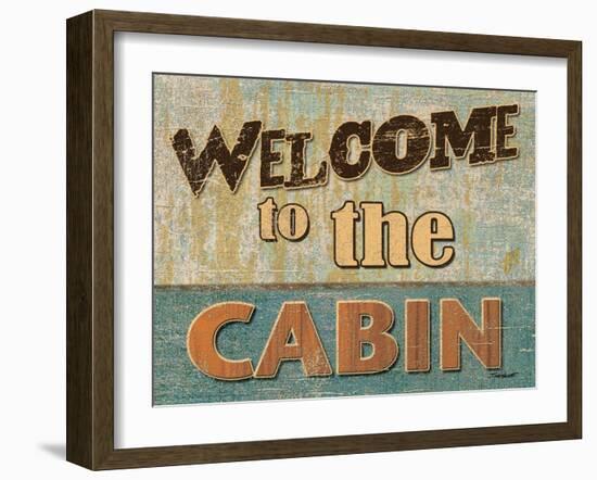 Welcome to the Cabin-Todd Williams-Framed Art Print