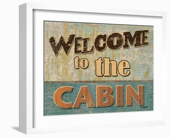 Welcome to the Cabin-Todd Williams-Framed Art Print