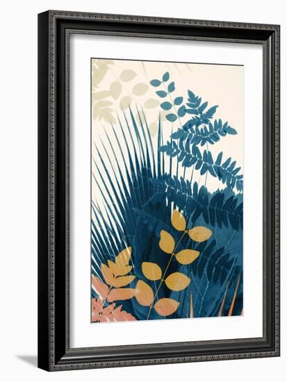 Welcome to the Jungle, Blue 5-Ian Winstanley-Framed Art Print