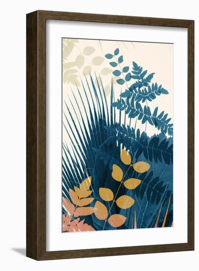 Welcome to the Jungle, Blue 5-Ian Winstanley-Framed Art Print