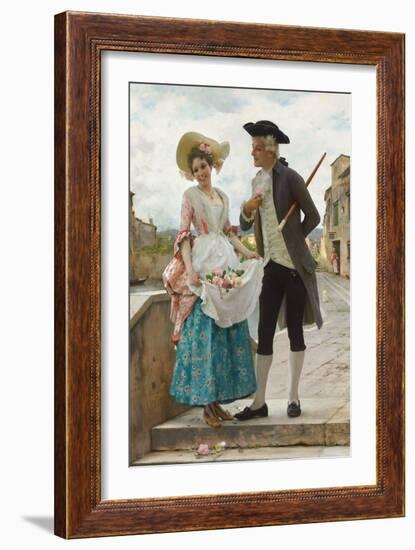 Welcomed Attention (Oil on Canvas)-Federigo Andreotti-Framed Giclee Print