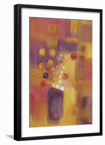 Welcoming Flowers I-Nancy Ortenstone-Framed Art Print