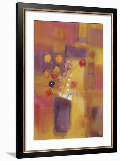 Welcoming Flowers I-Nancy Ortenstone-Framed Art Print