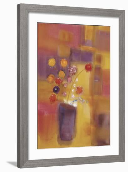 Welcoming Flowers I-Nancy Ortenstone-Framed Art Print