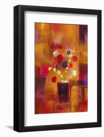 Welcoming Flowers II-Nancy Ortenstone-Framed Art Print