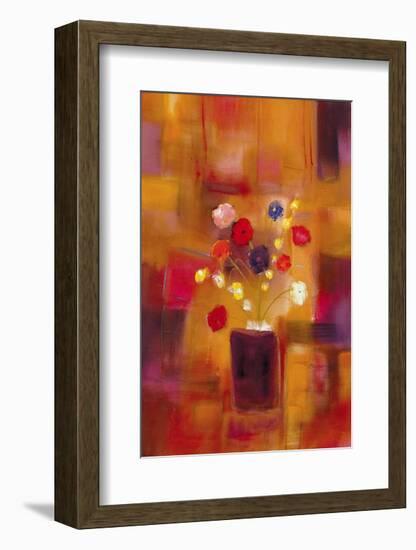 Welcoming Flowers II-Nancy Ortenstone-Framed Art Print