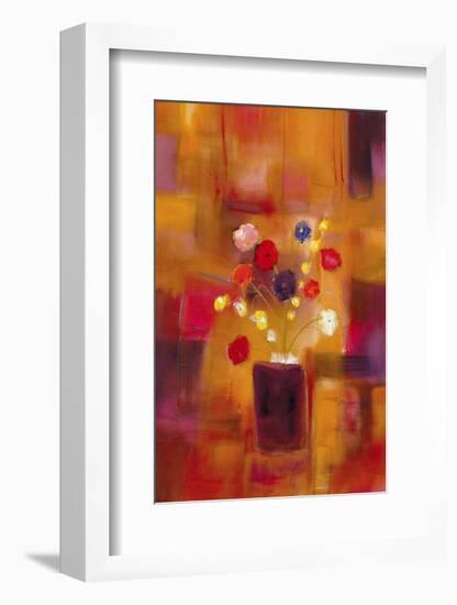 Welcoming Flowers II-Nancy Ortenstone-Framed Art Print