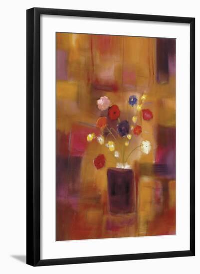 Welcoming Flowers II-Nancy Ortenstone-Framed Art Print