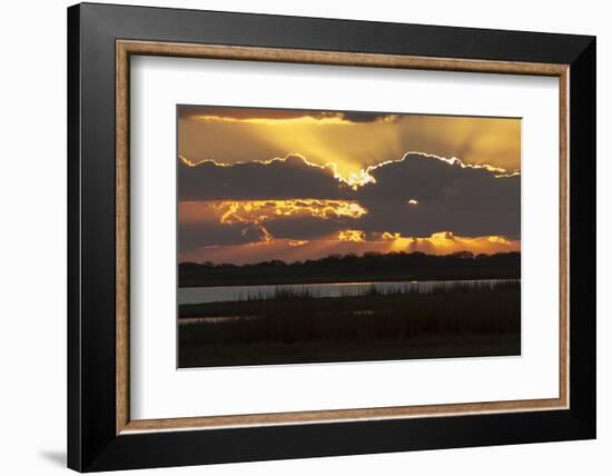 Welder Flats at sunrise, San Antonio Bay, Texas-Maresa Pryor-Framed Photographic Print