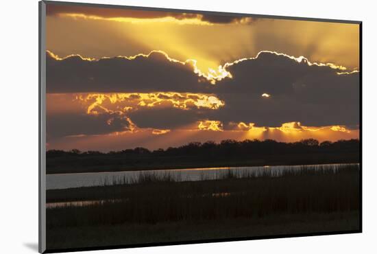 Welder Flats at sunrise, San Antonio Bay, Texas-Maresa Pryor-Mounted Photographic Print