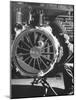 Welder with an Acetylene Torch Cutting Through Some of the Old Tubes in a Modern Locomotive-Thomas D^ Mcavoy-Mounted Photographic Print