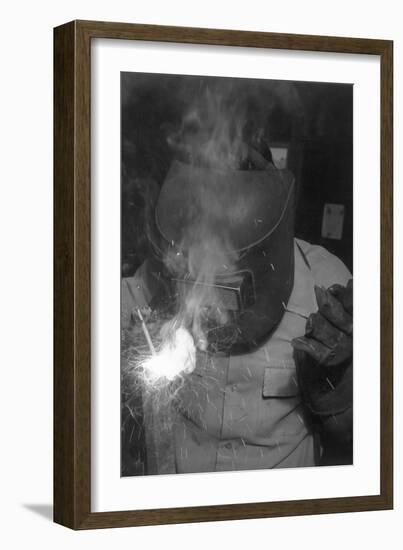 Welder-Ansel Adams-Framed Art Print